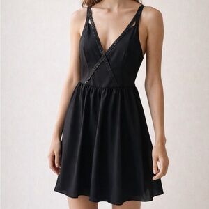 Elegant Black Mini Dress